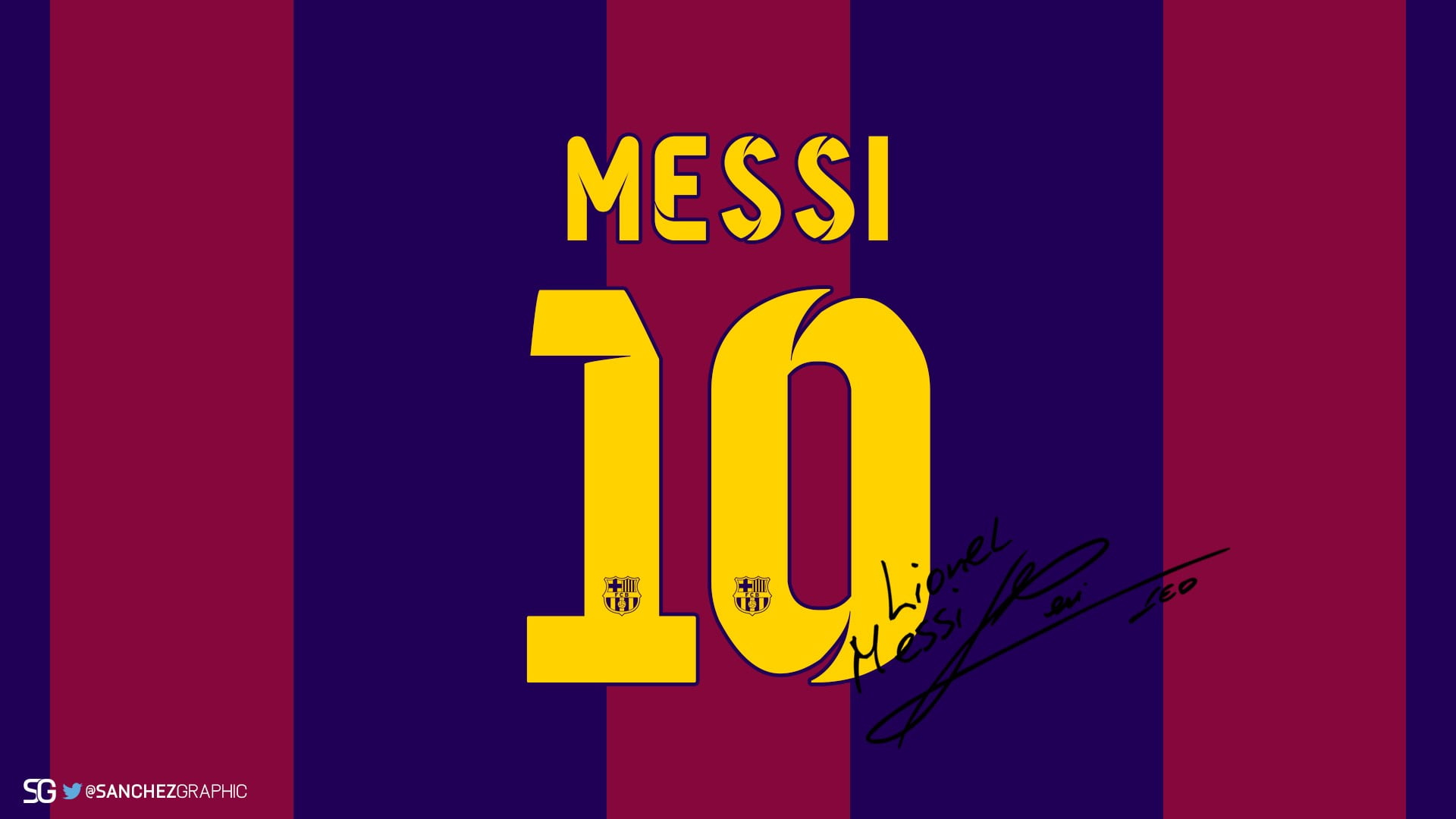 Hình nền số áo Messi độc đáo