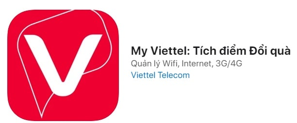 Kiểm tra qua app My Viettel